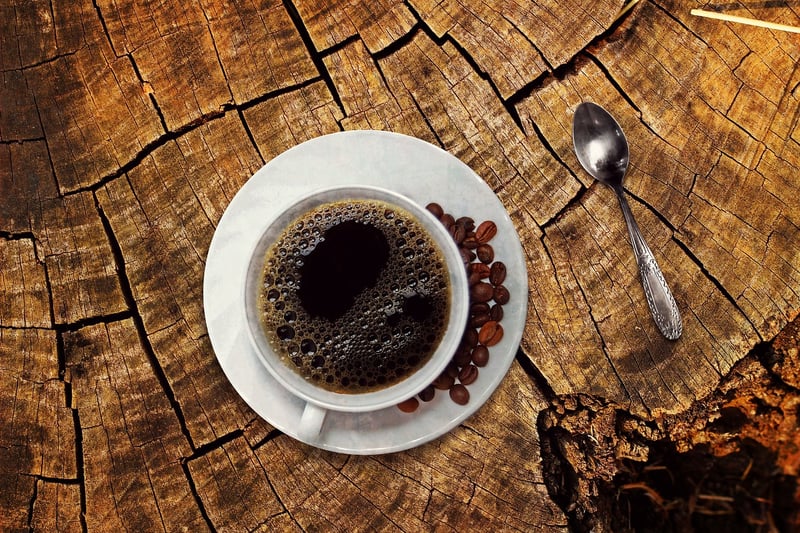 Coffee in a cafe